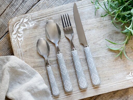 Impressionen zu Chic Antique Linas Besteck mit Muster im Set, Bild 1