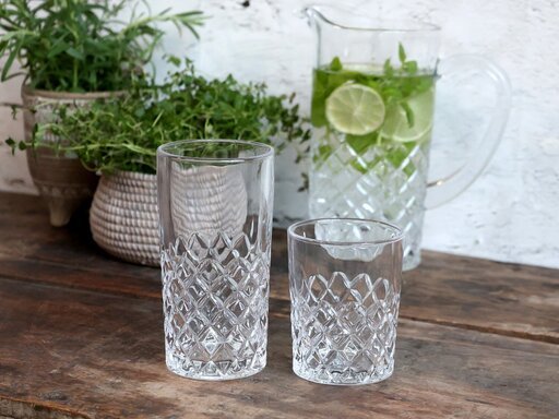 Impressionen zu Chic Antique Lorient Glas mit Diamantenschliff, Bild 1