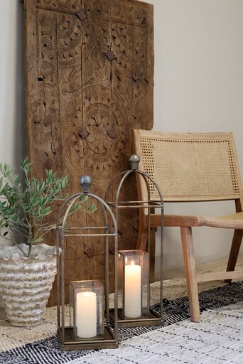 Impressionen zu Chic Antique Loungesessel Rennes aus Rattan und Gummibaumholz, Bild 2