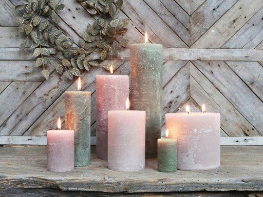 Impressionen zu Chic Antique Macon rustikale Stumpenkerze, Bild 10