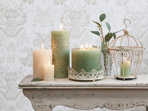 Impressionen zu Chic Antique Macon rustikale Stumpenkerze, Bild 9