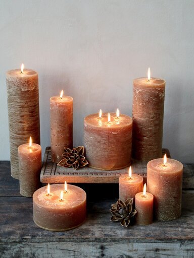 Impressionen zu Chic Antique Macon rustikale Stumpenkerze, Bild 3