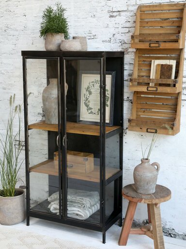 Impressionen zu Chic Antique Magazinhalter aus Holz, Bild 3
