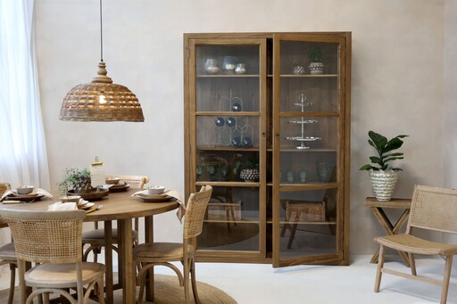 Impressionen zu Chic Antique Marseille Vitrinenschrank, Bild 2