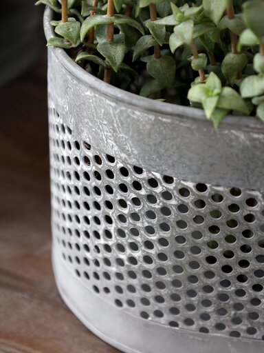 Impressionen zu Chic Antique Metall Korb mit Lochmuster oval, Bild 1