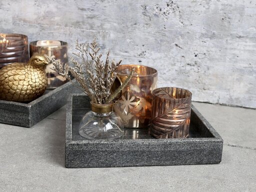 Impressionen zu Chic Antique Morlaix Tablett aus Marmor quadratisch, Bild 2
