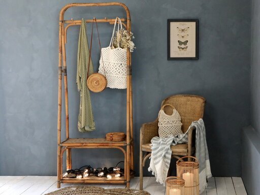 Impressionen zu Chic Antique Netztasche gehäckelt mit Rattanhenkel, Bild 3