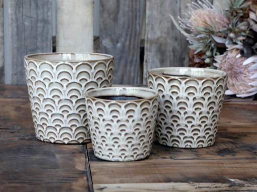 Impressionen zu Chic Antique Nimes Übertopf mit Muster, Bild 1