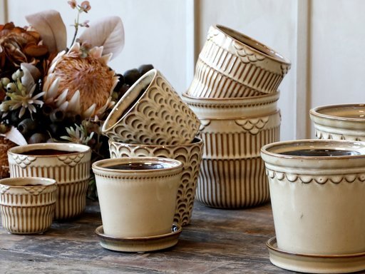 Impressionen zu Chic Antique Nimes Übertopf mit Muster, Bild 2