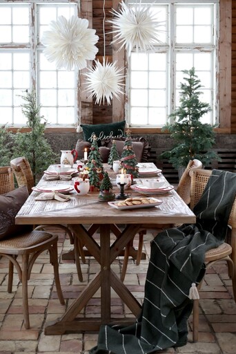 Impressionen zu Chic Antique Weihnachtsbaum Aufsteller Noël mit Zapfen, Bild 2