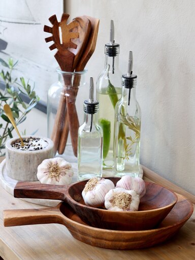 Impressionen zu Chic Antique Ölflaschen 3er-Set mit Ausschenker, Bild 1
