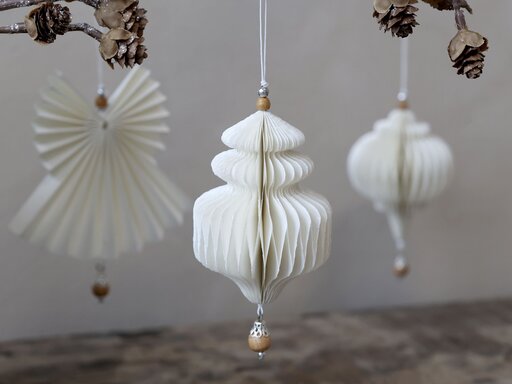Impressionen zu Chic Antique Ornament aus Papier mit Holzperle, Bild 1