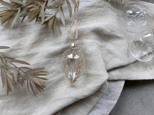 Impressionen zu Chic Antique Osterei aus Glas mit Blumen, Bild 3