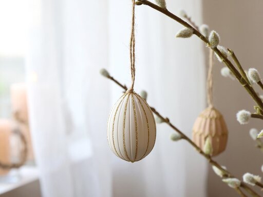 Impressionen zu Chic Antique Osterei mit Glitzer, Bild 1