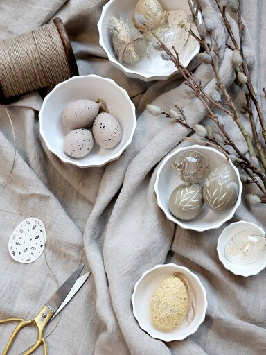 Impressionen zu Chic Antique Osterei mit Struktur, Bild 1