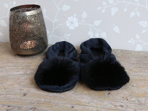 Impressionen zu Chic Antique Pantoffeln mit Pompon, Bild 1
