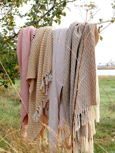 Impressionen zu Chic Antique Plaid Überwurfdecke Aix, Bild 4