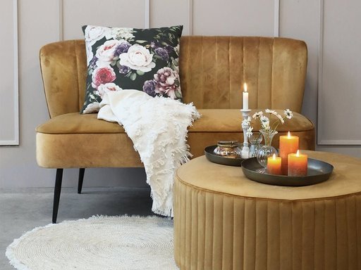 Impressionen zu Chic Antique Puff Marat Velours, Bild 2