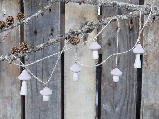 Impressionen zu Chic Antique Ranke mit 6 Pilzen Velours, Bild 2