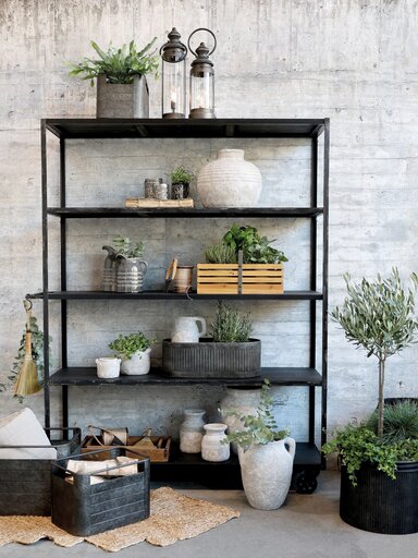 Impressionen zu Chic Antique Regal auf Rädern mit 5 Ablagen, Bild 1