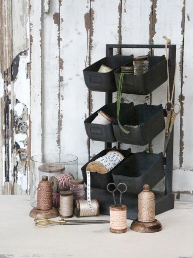 Impressionen zu Chic Antique Regal mit 6 abnehmbare Boxen, Bild 1