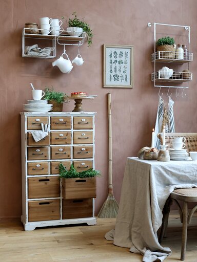 Impressionen zu Chic Antique Regalbrett mit Haken, Bild 1