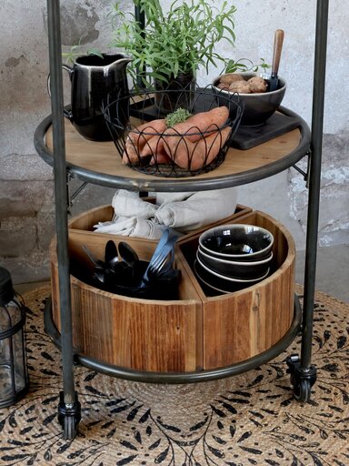 Impressionen zu Chic Antique Runder Teppich aus Jute mit Muster, Bild 2