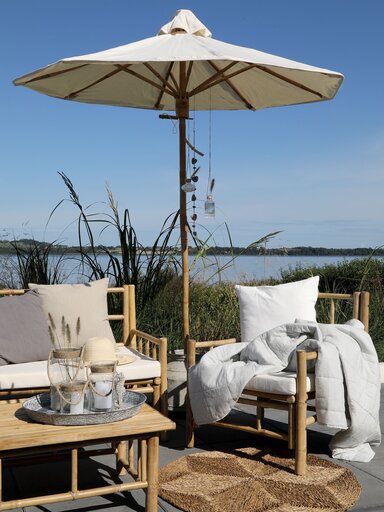 Impressionen zu Chic Antique Runder Teppich geflochten aus Seegras, Bild 2