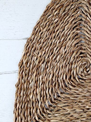 Impressionen zu Chic Antique Runder Teppich geflochten aus Seegras, Bild 5