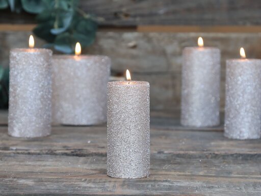 Impressionen zu Chic Antique Rustikale Stumpenkerze rau, Bild 2