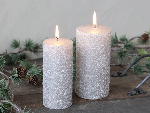 Impressionen zu Chic Antique Rustikale Stumpenkerze rau, Bild 4