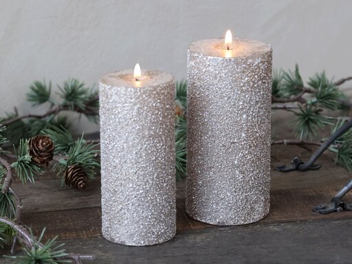 Impressionen zu Chic Antique Rustikale Stumpenkerze rau, Bild 6