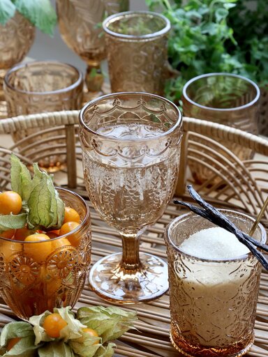Impressionen zu Chic Antique Saint Emilion Gläser mit Muster im 6er Set, Bild 1