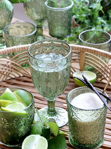Impressionen zu Chic Antique Saint Emilion Gläser mit Muster im 6er Set, Bild 4