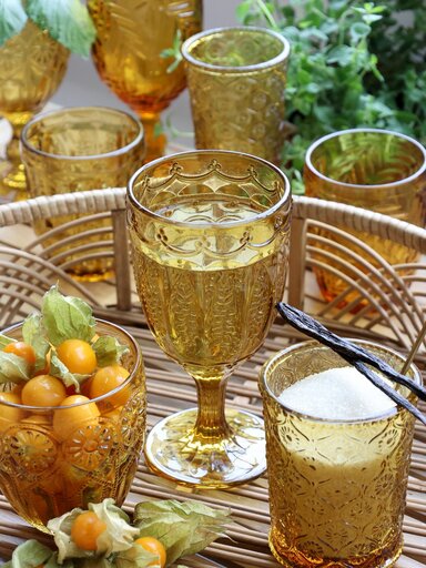 Impressionen zu Chic Antique Saint Emilion Gläser mit Muster im 6er Set, Bild 6