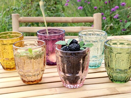 Impressionen zu Chic Antique Saint Emilion Gläser mit Muster im 6er Set, Bild 7
