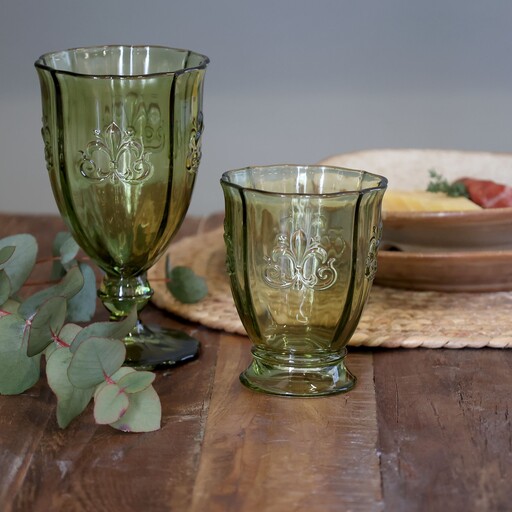 Impressionen zu Chic Antique Weinglas Saint-Émilion mit Muster, Bild 1