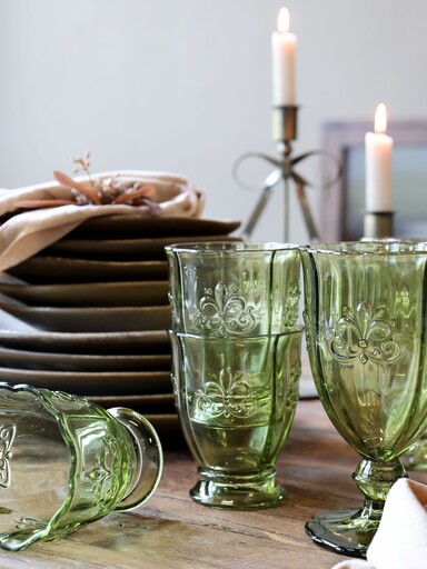 Impressionen zu Chic Antique Weinglas Saint-Émilion mit Muster, Bild 2
