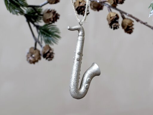 Impressionen zu Chic Antique Saxophon Anhänger mit Glitzer, Bild 1
