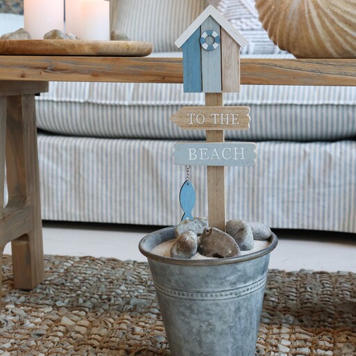 Impressionen zu Chic Antique Schild To the Beach, Bild 1