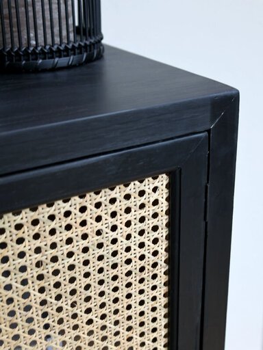 Impressionen zu Chic Antique Schrank mit 2 Türen mit französischem Geflecht, Bild 2