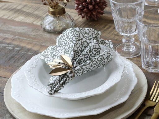Impressionen zu Chic Antique Serviette mit Muster, Bild 2