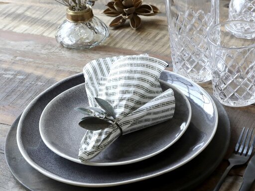 Impressionen zu Chic Antique Serviette mit Streifen, Bild 2