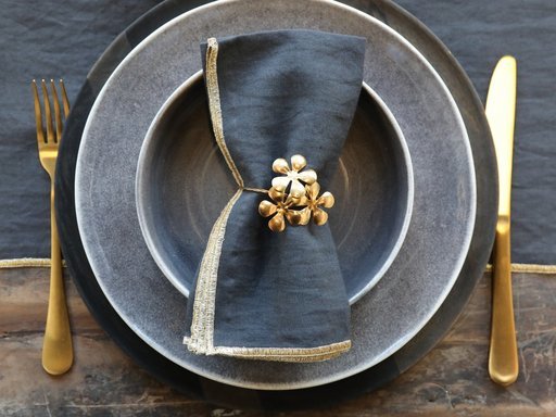 Impressionen zu Chic Antique Serviettenring mit Blumen, Bild 1