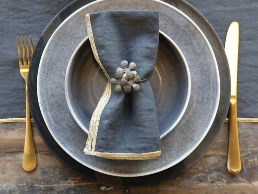 Impressionen zu Chic Antique Serviettenring mit Blumen, Bild 2