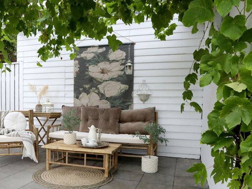 Impressionen zu Chic Antique Sofa Lyon Bambus, Bild 1