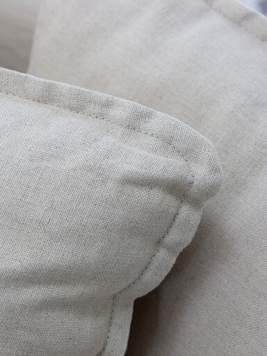 Impressionen zu Chic Antique Sofa Malo Leinen mit 5 Kissen, Bild 2
