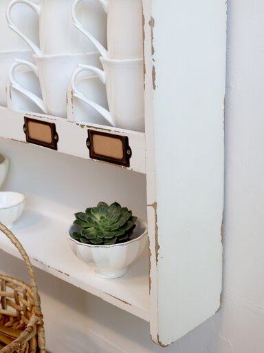 Impressionen zu Chic Antique Sortierregal für Wand mit 15 Fächern, Bild 4