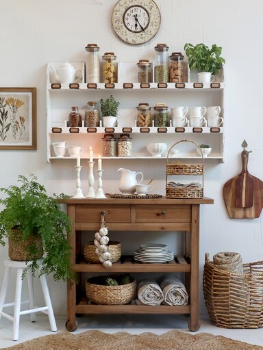 Impressionen zu Chic Antique Sortierregal für Wand mit 15 Fächern, Bild 1