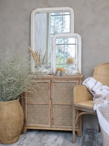 Impressionen zu Chic Antique Spiegel aus Eisen im Shabby Look, Bild 2